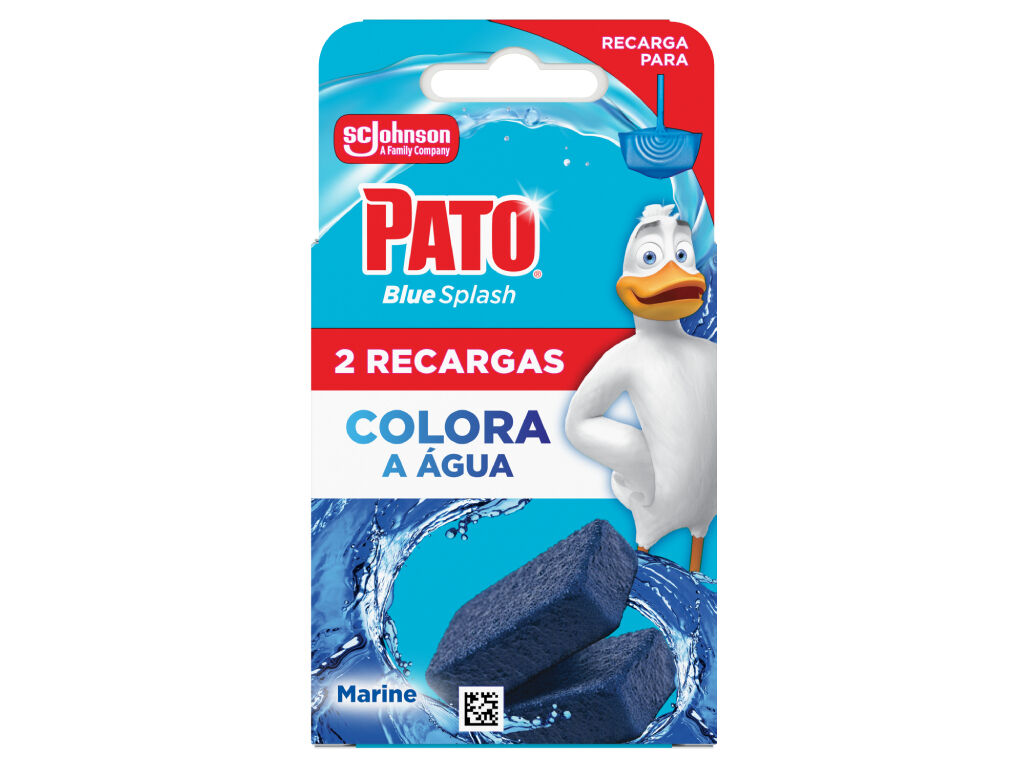 BLOCO SANIT&Aacute;RIO PATO RECARGA &Aacute;GUA AZUL 2UN image number 0
