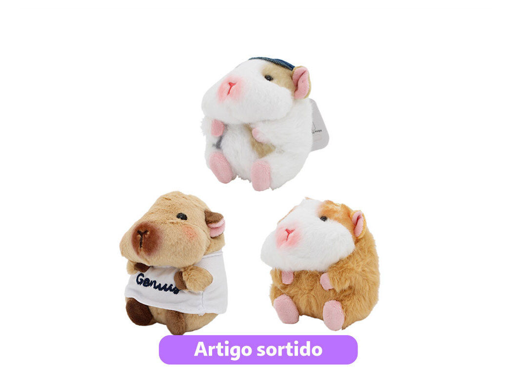 PORTA CHAVES MIMA FLUFFY GUINEA PIG MODELOS SORTIDOS image number 0