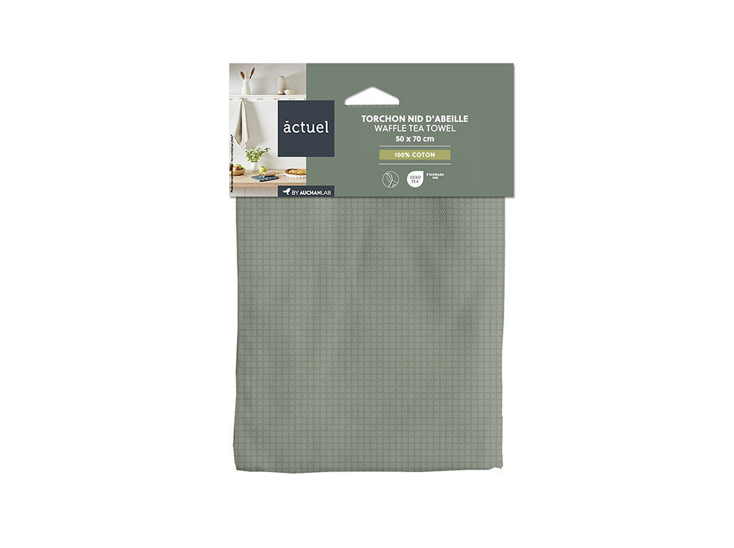 PANO COZINHA FAVO ACTUEL SAGE 50X70CM