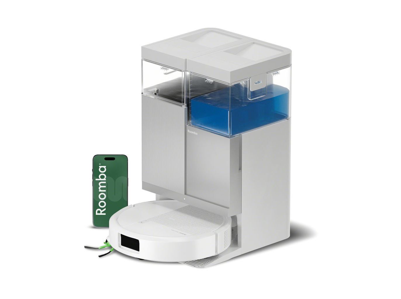 ASPIRADOR ROBOT IROBOT ROOMBA PLUS 415 COMBO+ AUTOWASH BRANCO