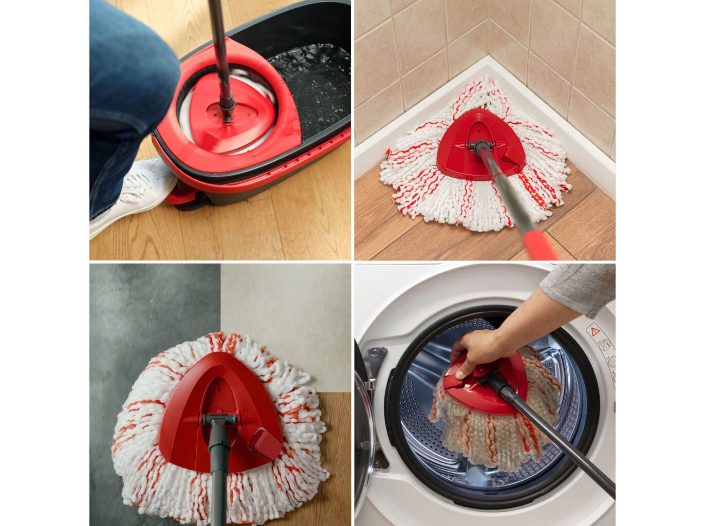 RECARGA MICROFIBRAS BALDE COM PEDAL TURBO DEAP CLEAN image number 1