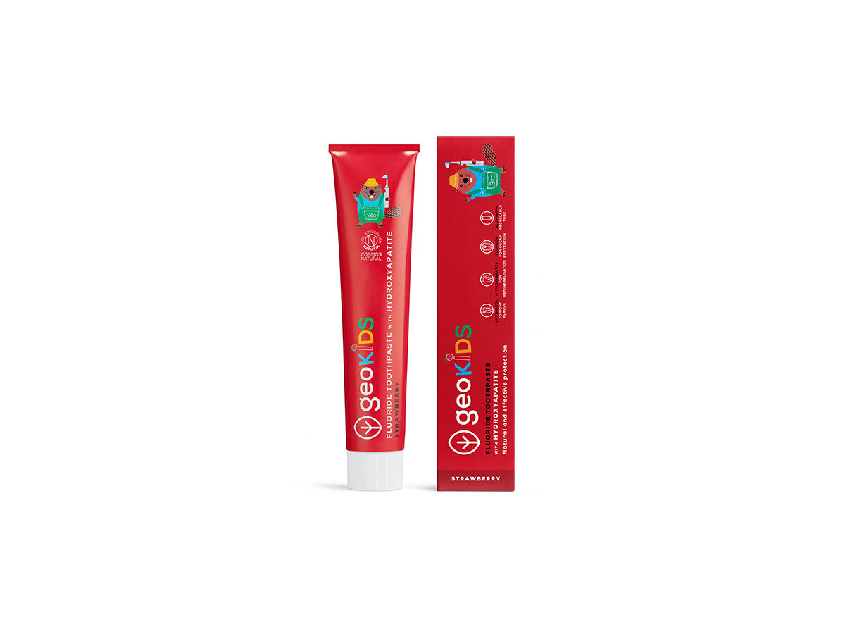 PASTA DENTES GEORGANICS C/FLUOR MORANGO KIDS 75 ML image number 0