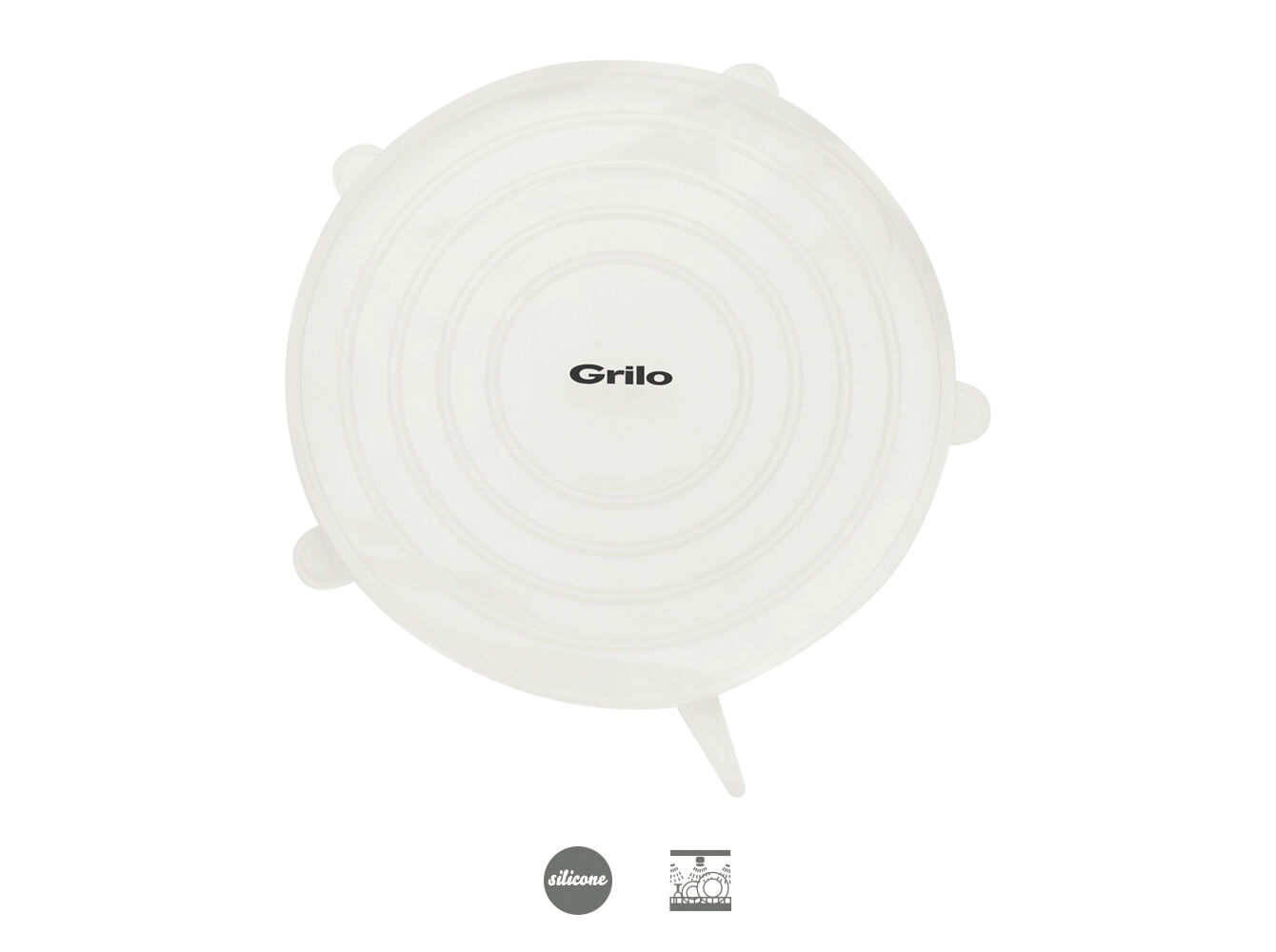 CONJUNTO 6 TAMPAS GRILO SILICONE 6-20CM image number 1