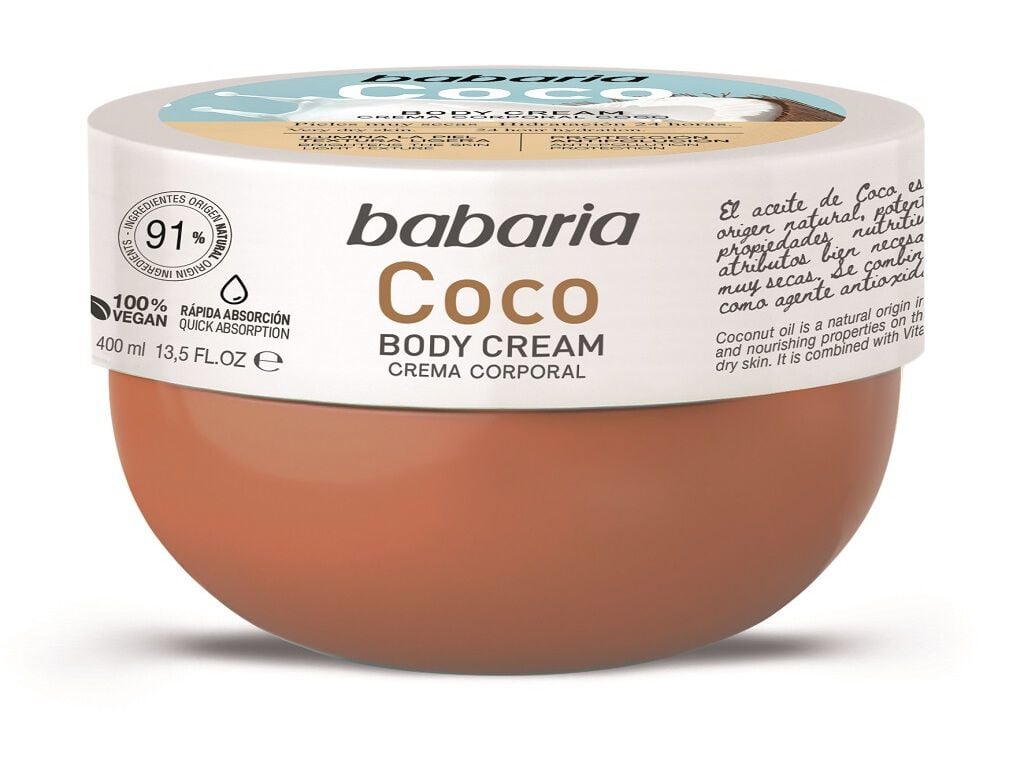 CREME CORPO BABARIA COCO 400ML image number 0