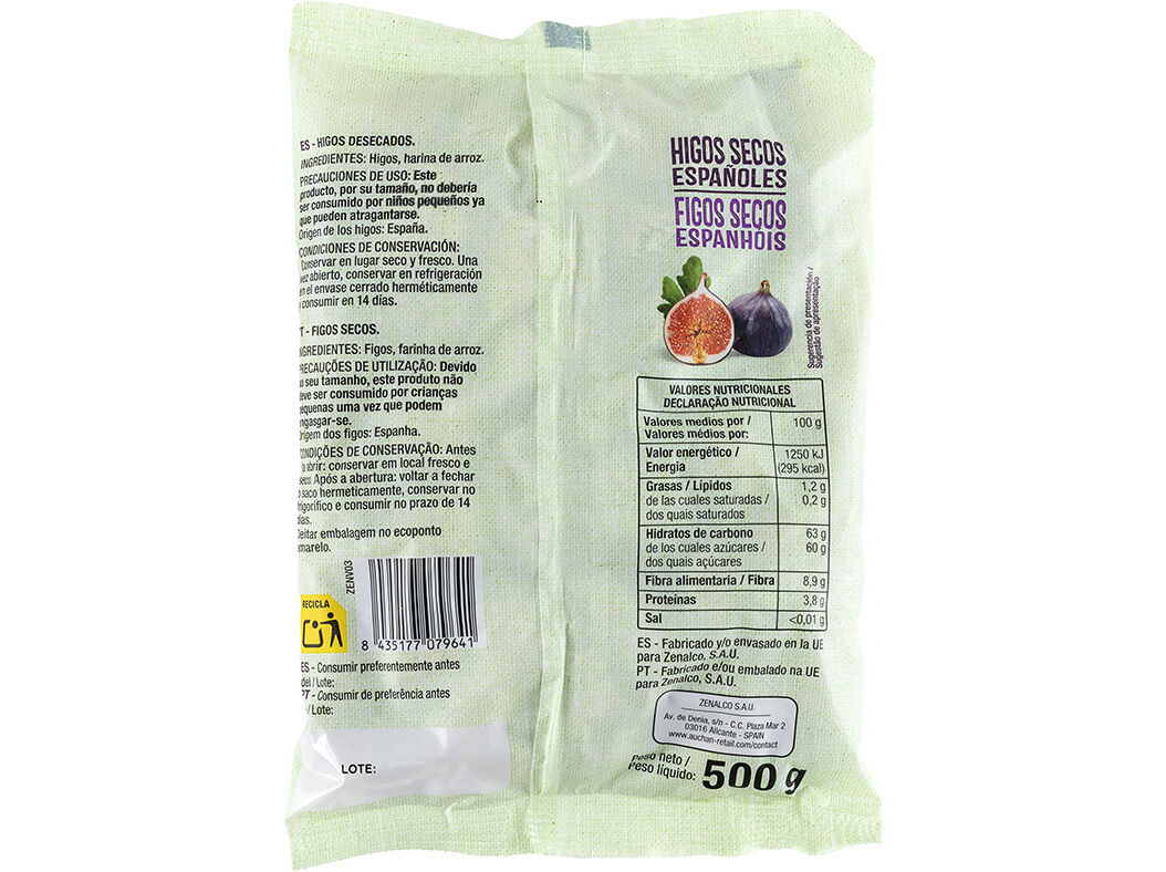 FIGO COM FARINHA AUCHAN 500 G image number 1