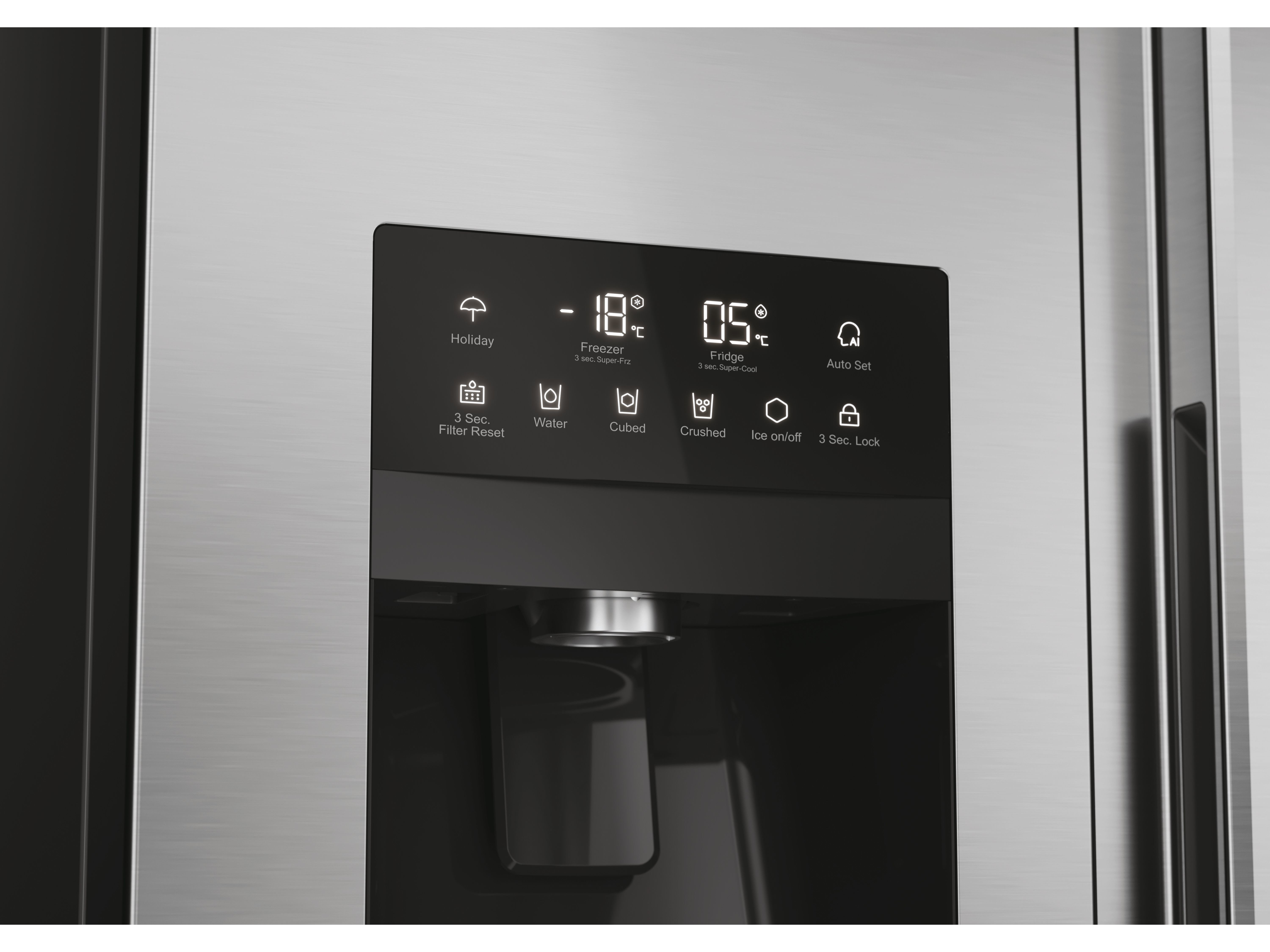 FRIGORIFICO AMERICANO COM DISPENSADOR HAIER HSR5918DIMP D INOX 511L image number 5