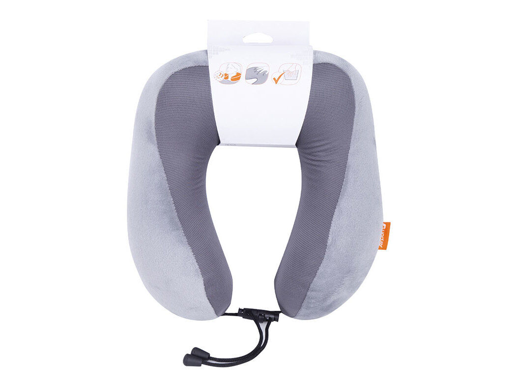 ALMOFADA DE VIAGEM AIRPORT MEM&Oacute;RIA CINZENTO