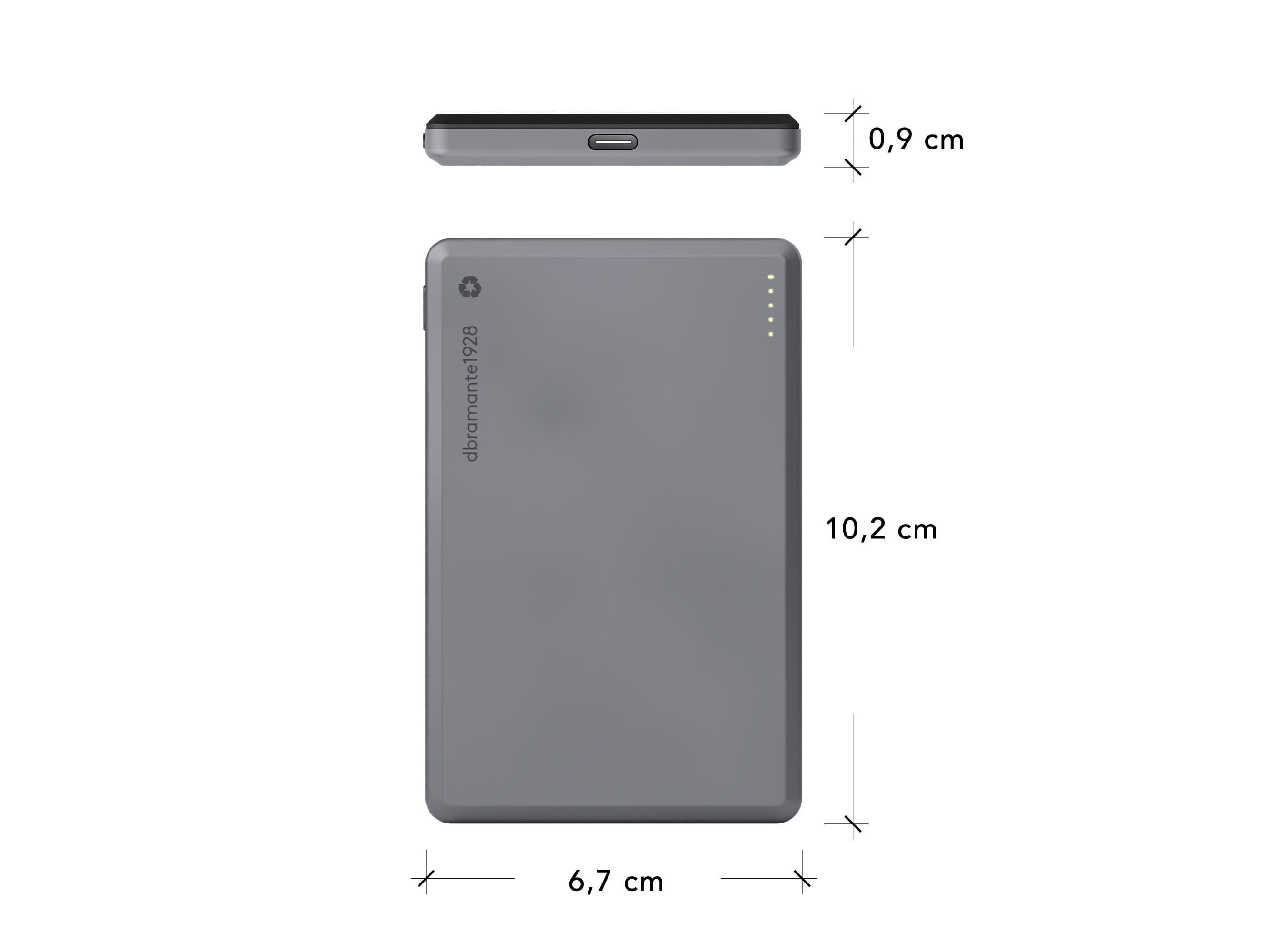 POWERBANK DBRAMANTE RE-CHARGE CZ 5K WIREV2 image number 0