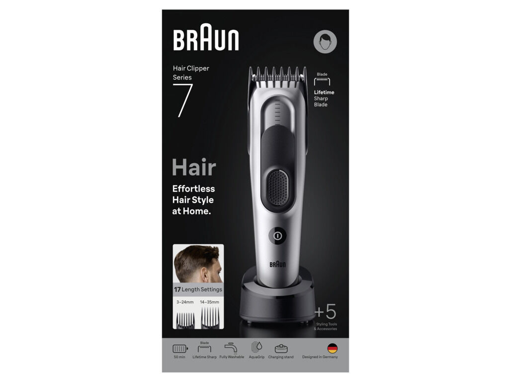 APARADOR CABELO SEM FIOS BRAUN HC7590