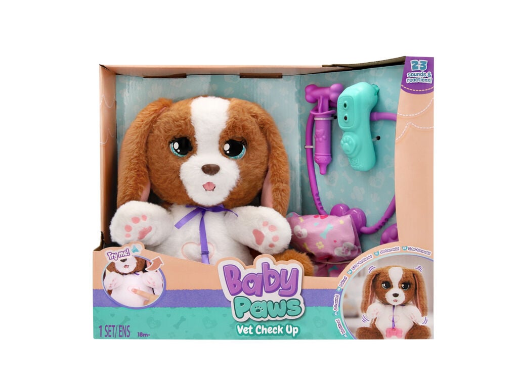 PELUCHE VETERIN&Aacute;RIO BABY PAWS