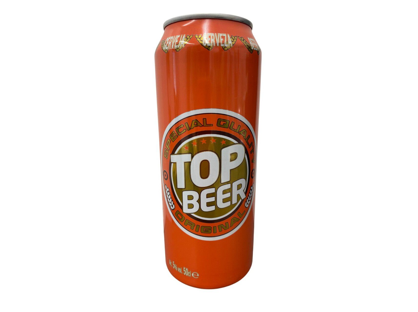 CERVEJA TOP BEER LATA 0.50L