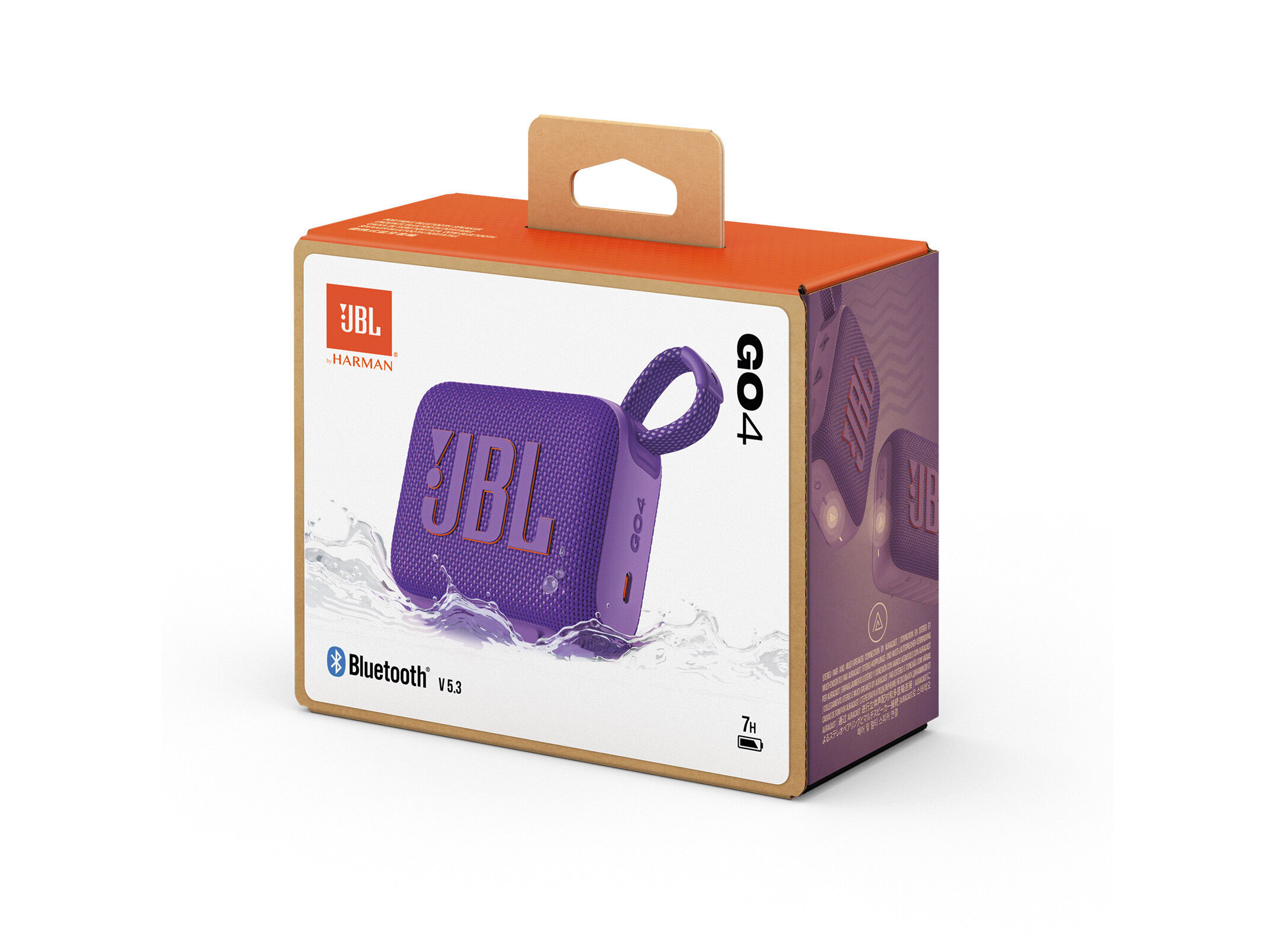 COLUNA PORTATIL JBL GO 4 ROXO image number 1