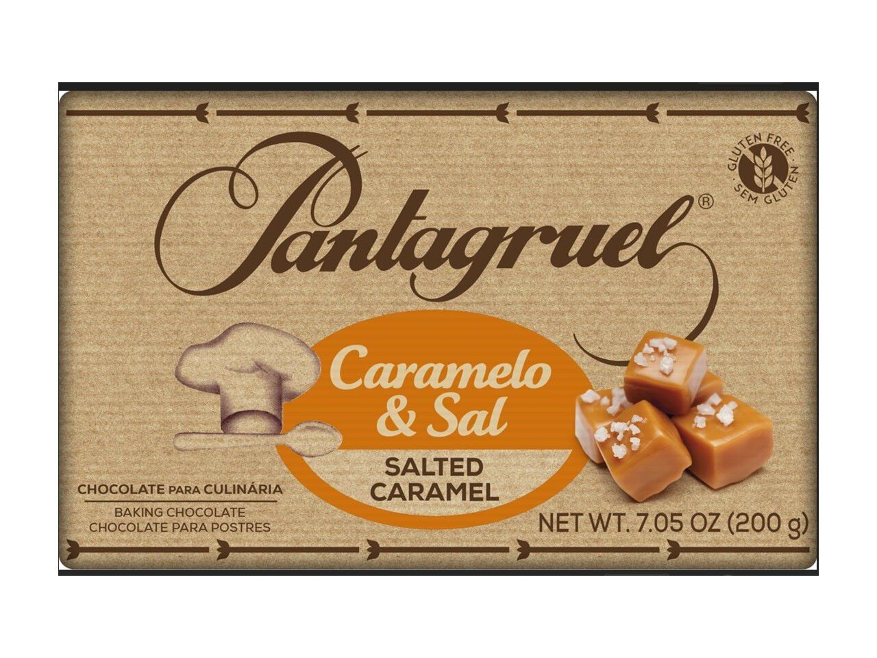 CHOCOLATE CULIN&Aacute;RIA PANTAGRUEL CARAMELO & SAL 200G