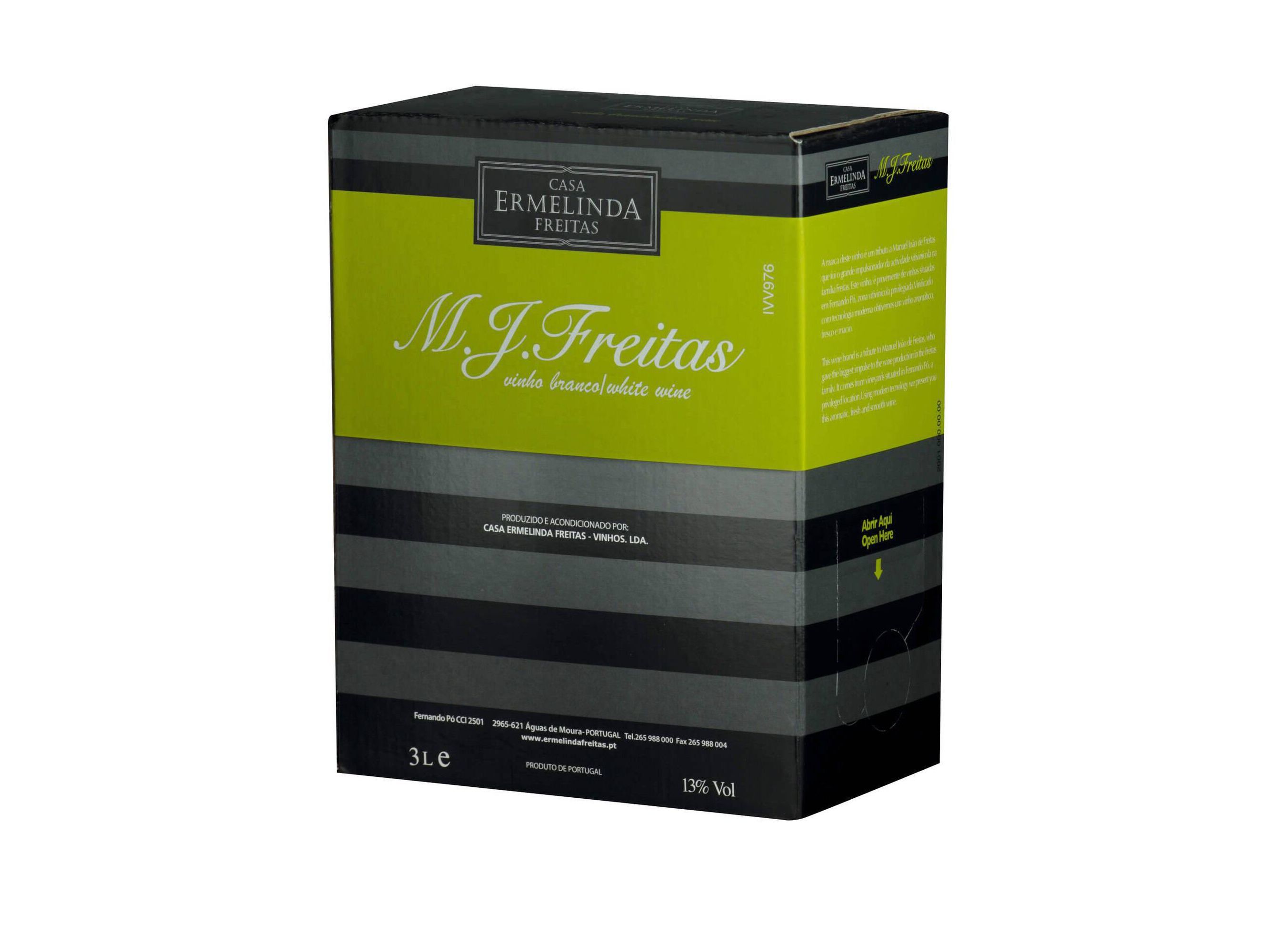 VINHO BRANCO MJ FREITAS BAG IN BOX 3L image number 1