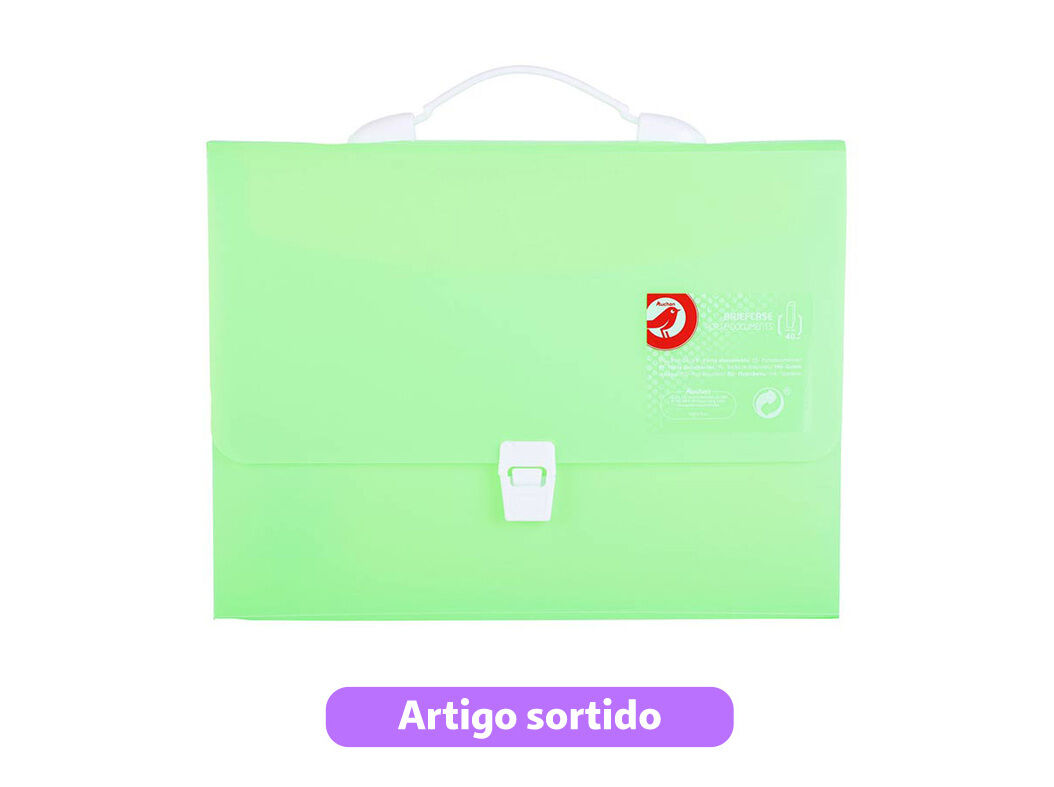 PASTA COM PEGA AUCHAN PL&Aacute;STICO TRANSPARENTE 40MM CORES SORTIDAS image number 3