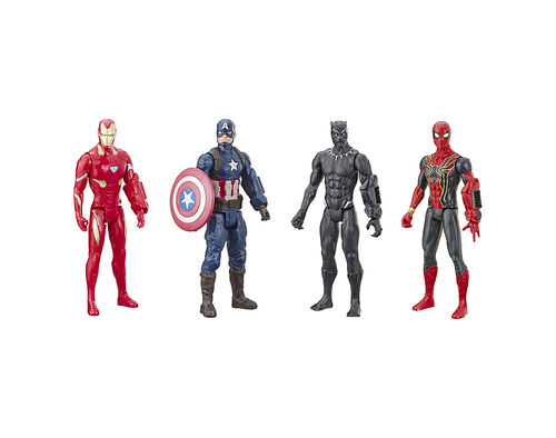 PACK 4 FIGURAS AVENGERS TITAN HEROES COLLECTION image number 1