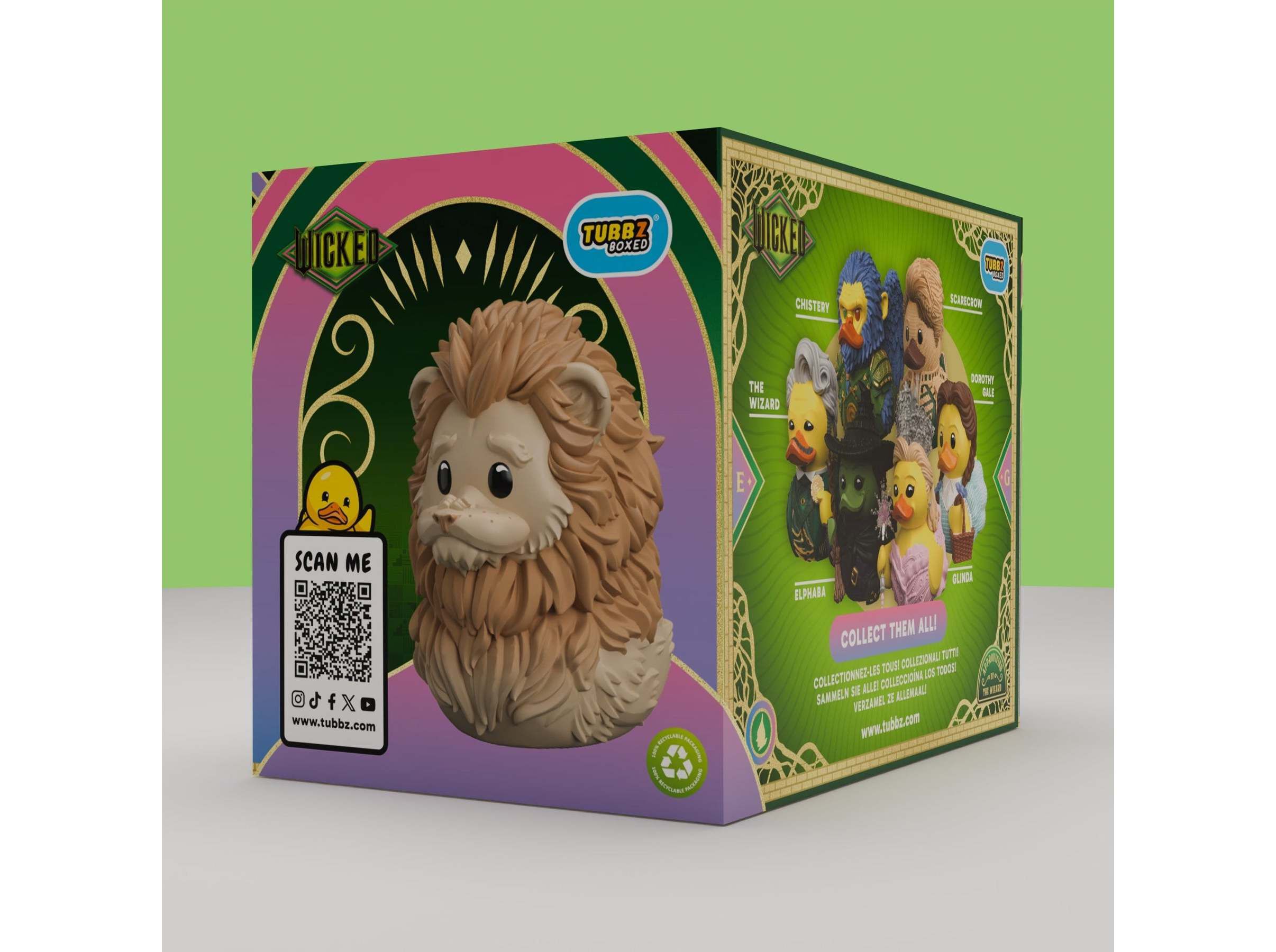 PATO TUBBZ WICKED ED COWARDLY LION FLOCKED image number 1