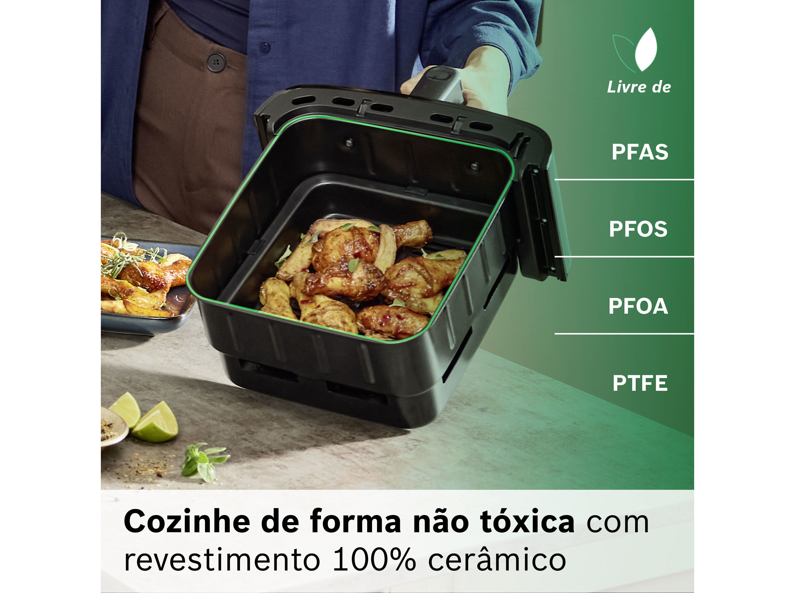 FRITADEIRA AIR FRYER BOSCH MAFD661B4 SERIE 6 12 L image number 7