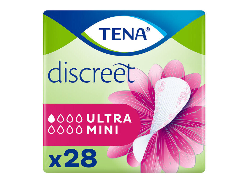 PENSOS INCONTIN&Ecirc;NCIA TENA DISCREET ULTRA MINI 28 UN image number 5