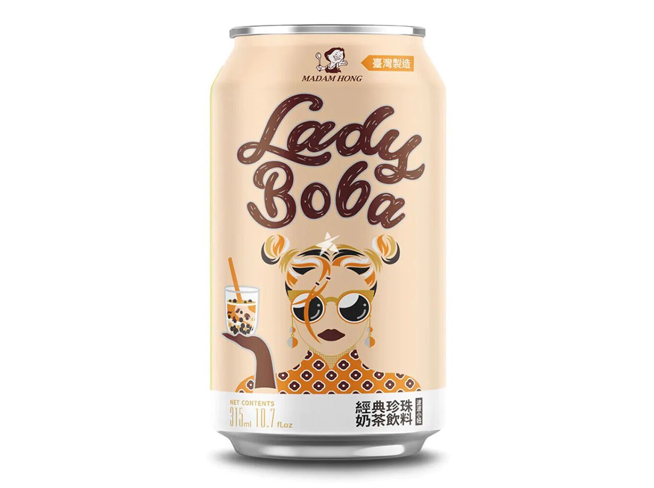 BUBBLE TEA MADAM HONG LADY BOBA CLASSIC LATA 0.315L image number 0