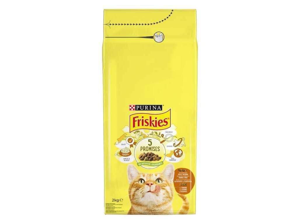 RA&Ccedil;&Atilde;O PARA GATO FRISKIES COM FRANGO 2KG