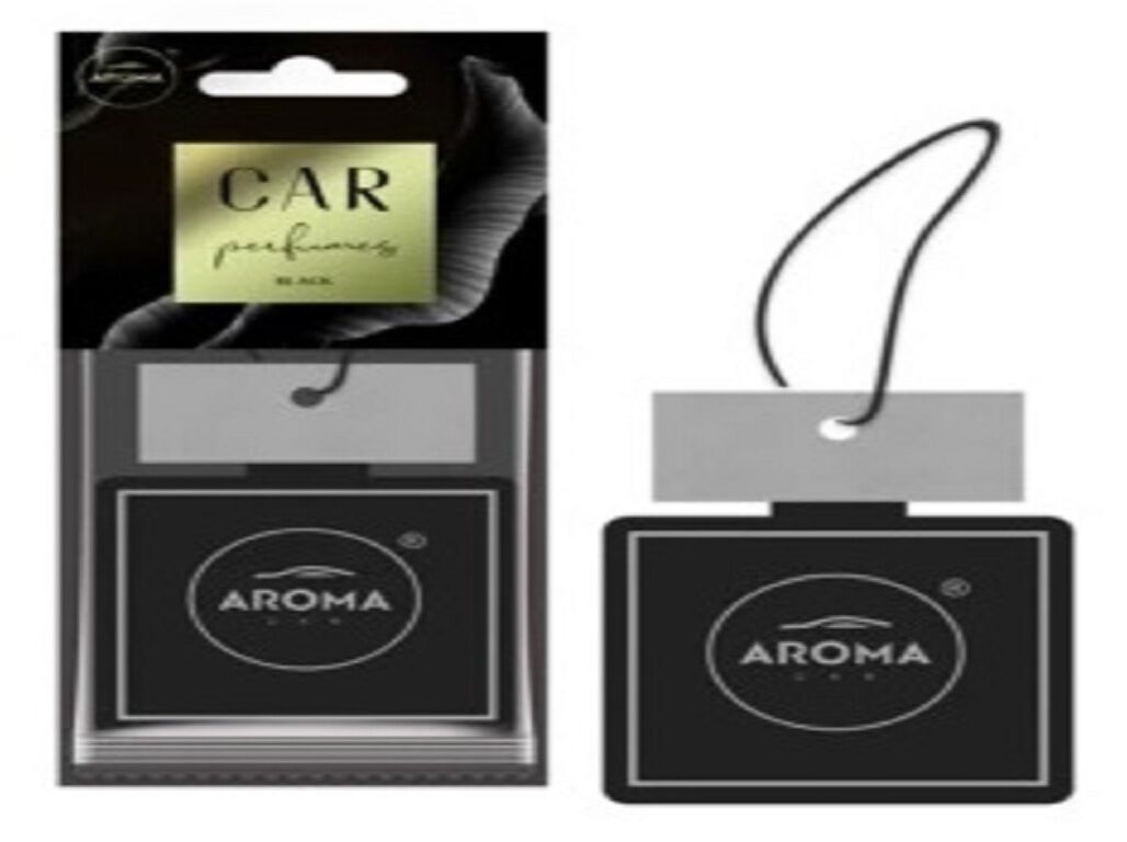 AMBIENTADOR AUTO AROMA CAR PERFUME BLACK image number 1
