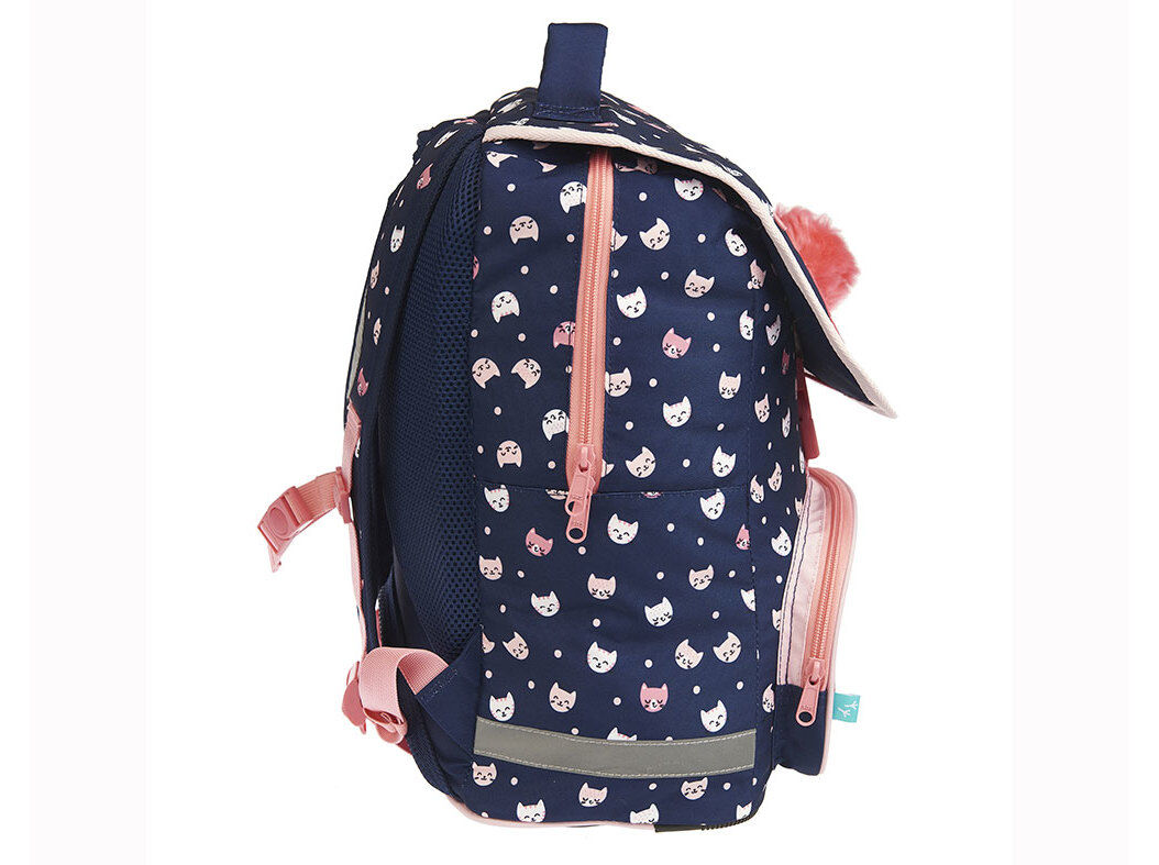 MOCHILA AUCHAN 2 COMPARTIMENTOS GATO 37X17X29CM image number 1