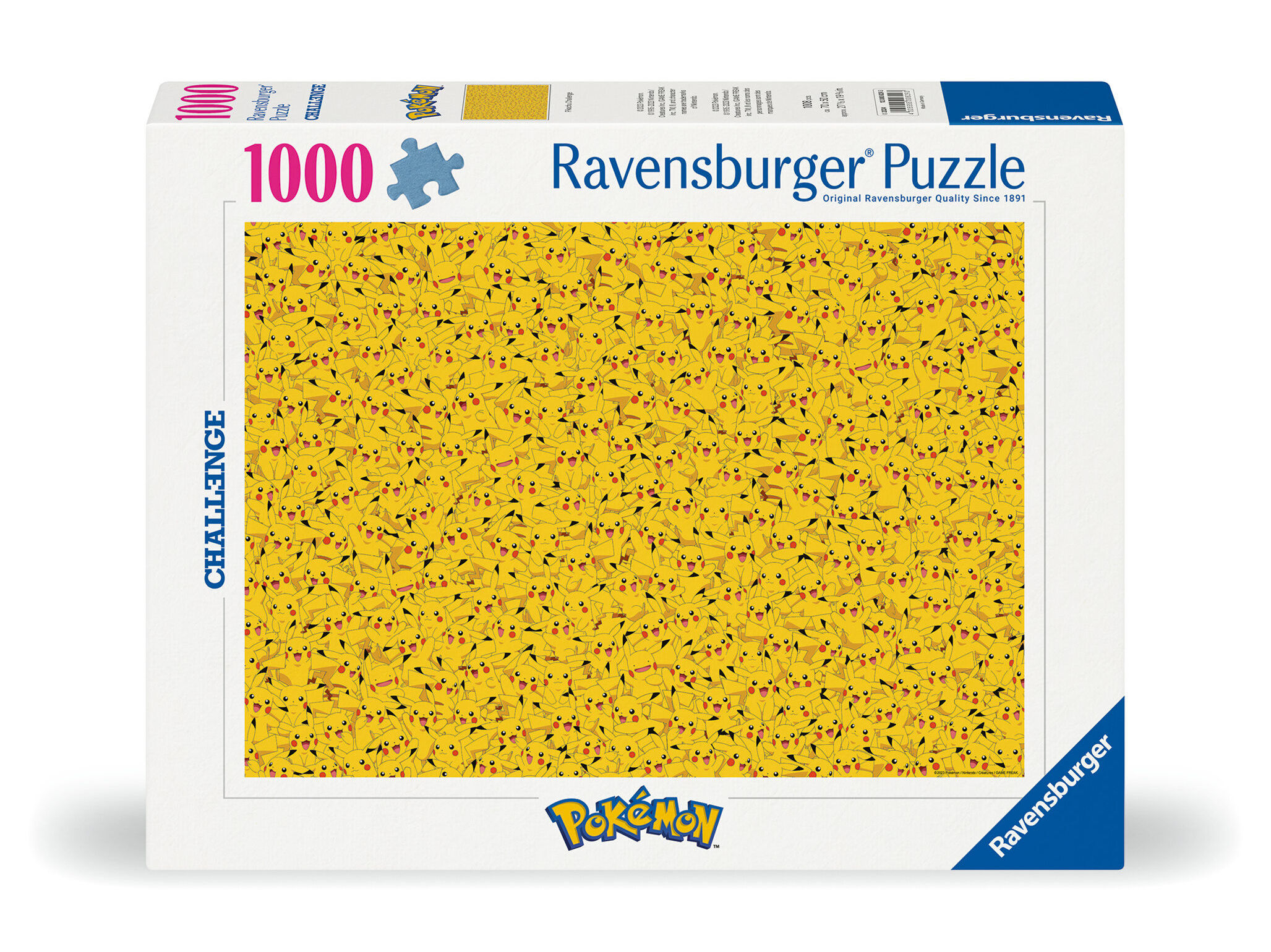 PUZZLE PIKACHU RAVENSBURGER 1000 PE&Ccedil;AS image number 0