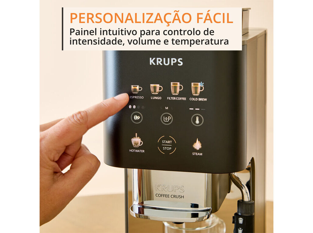 MAQUINA CAFE AUTOMATICA KRUPS SA403BE0 CRUSH EXPERIENCE LIONESS image number 4