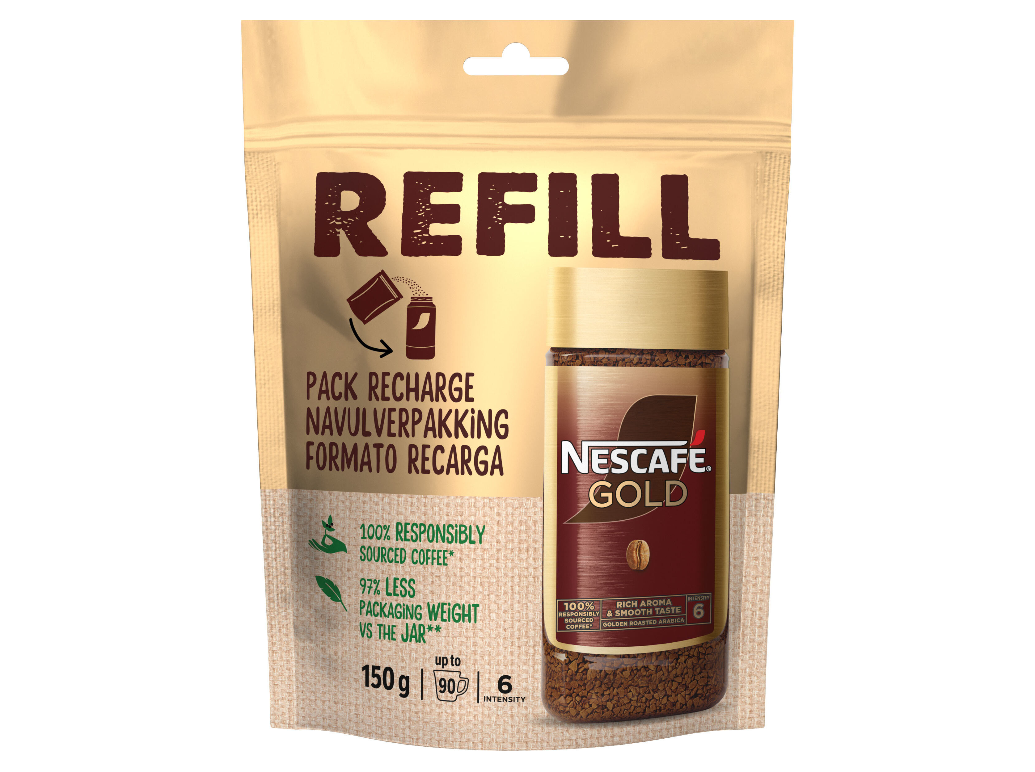 CAF&Eacute; SOL&Uacute;VEL NESCAF&Eacute; GOLD 150 G image number 0