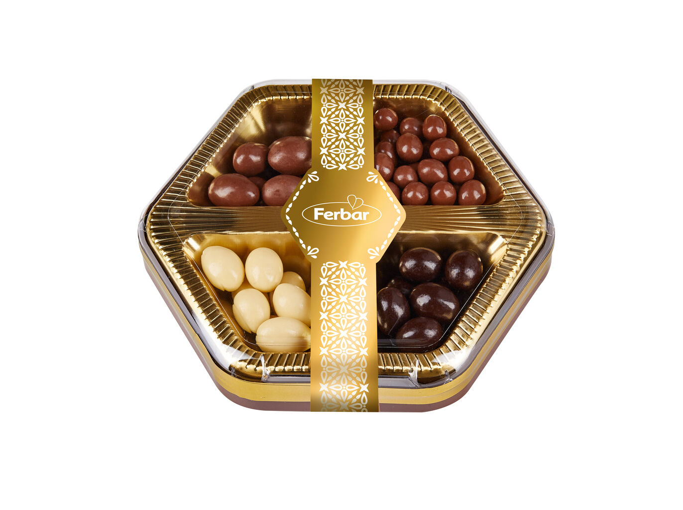 FRUTOS FERBAR SECOS COM CHOCOLATE CRISTAL 170G