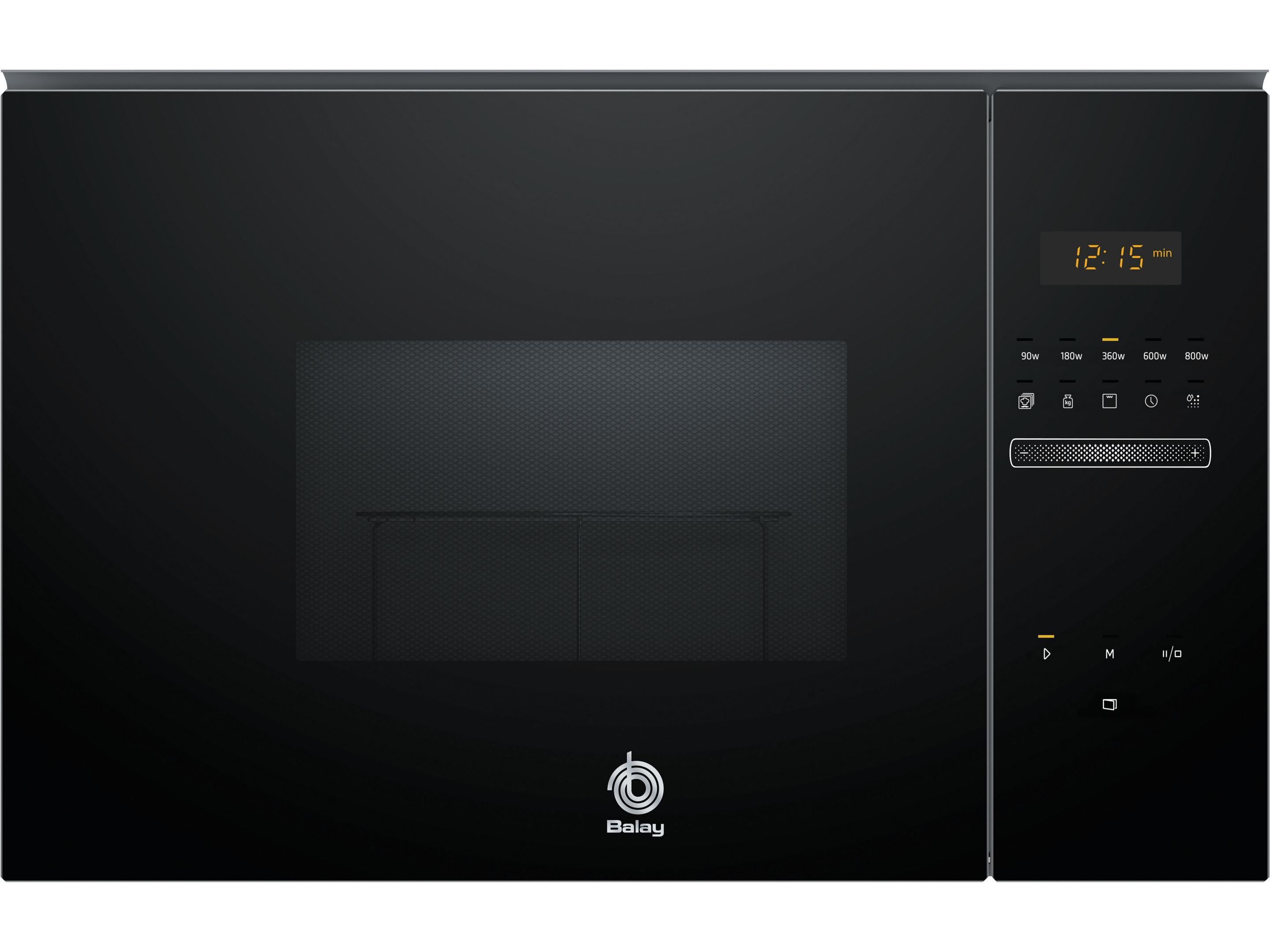 MICRO ONDAS DE ENCASTRE COM GRILL BALAY 3CG5172N2 PRETO 20L