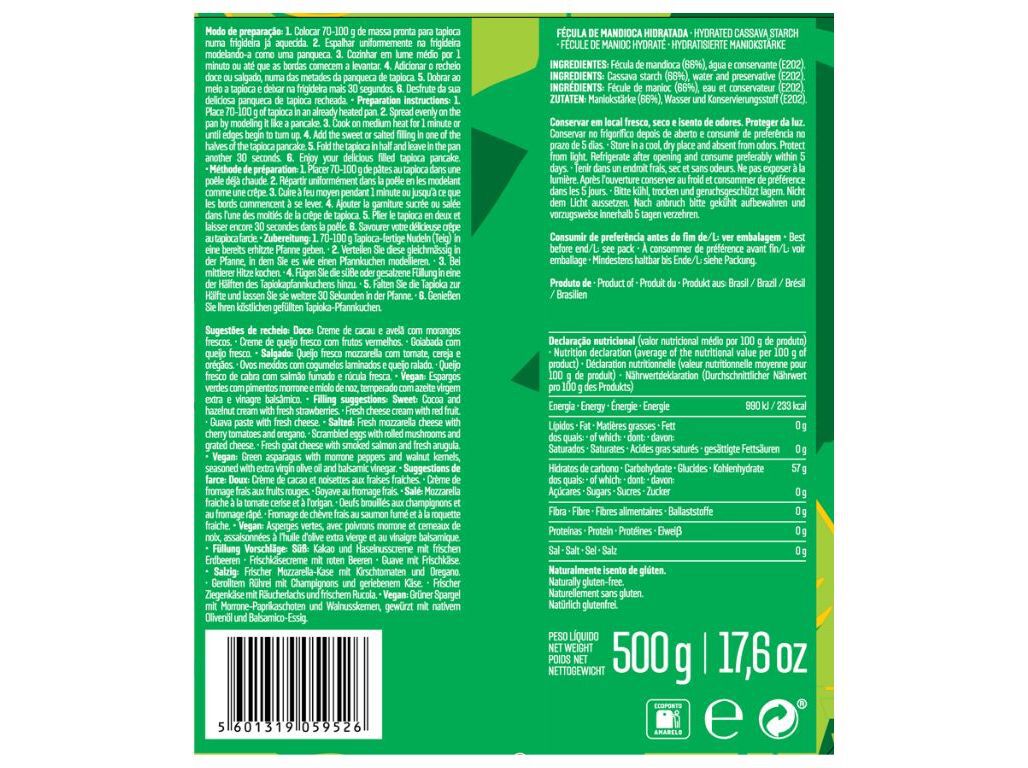 TAPIOCA HIDRATADA FERBAR SQT 500G image number 1