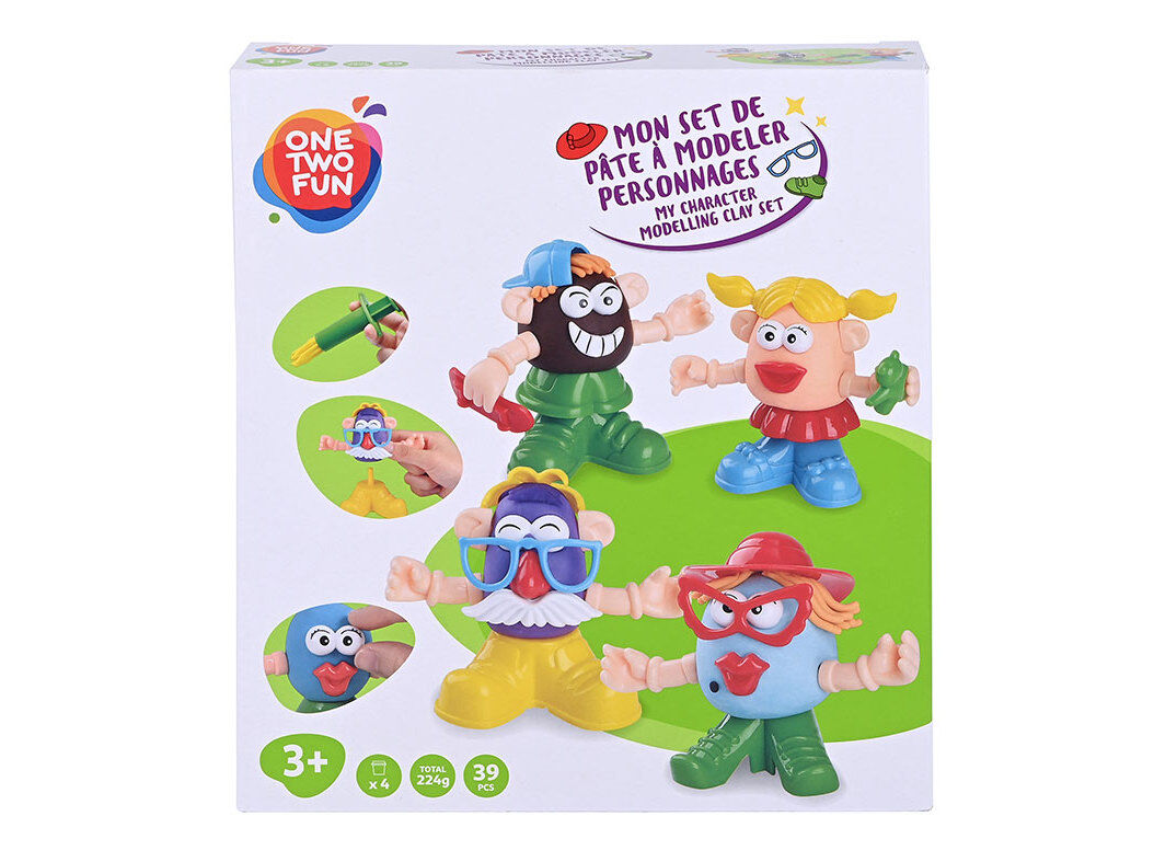 PASTA DE MOLDAR ONE TWO FUN MY BUDDY SET 42 PE&Ccedil;AS