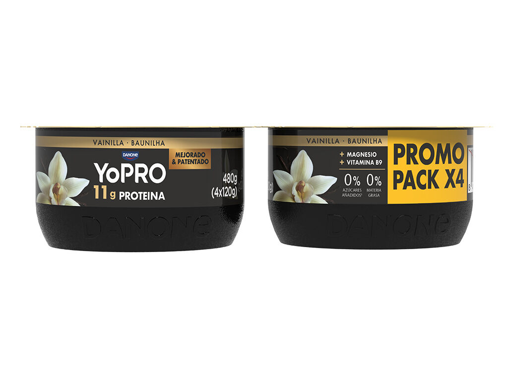 IOGURTE PROTEINA YOPRO BAUNILHA 4X120G image number 1