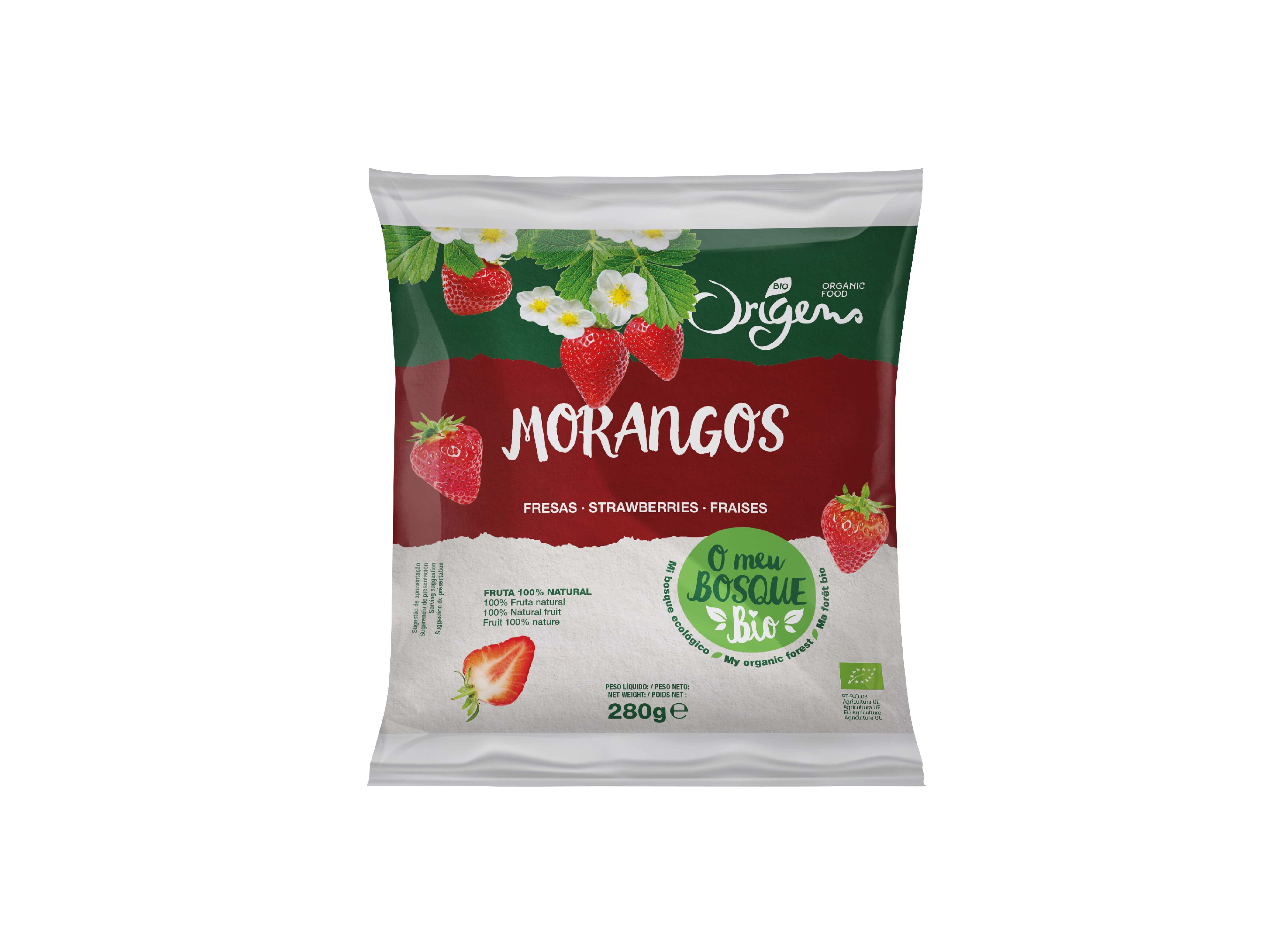 MORANGOS ORIGENS BIO MORANGOS 280G