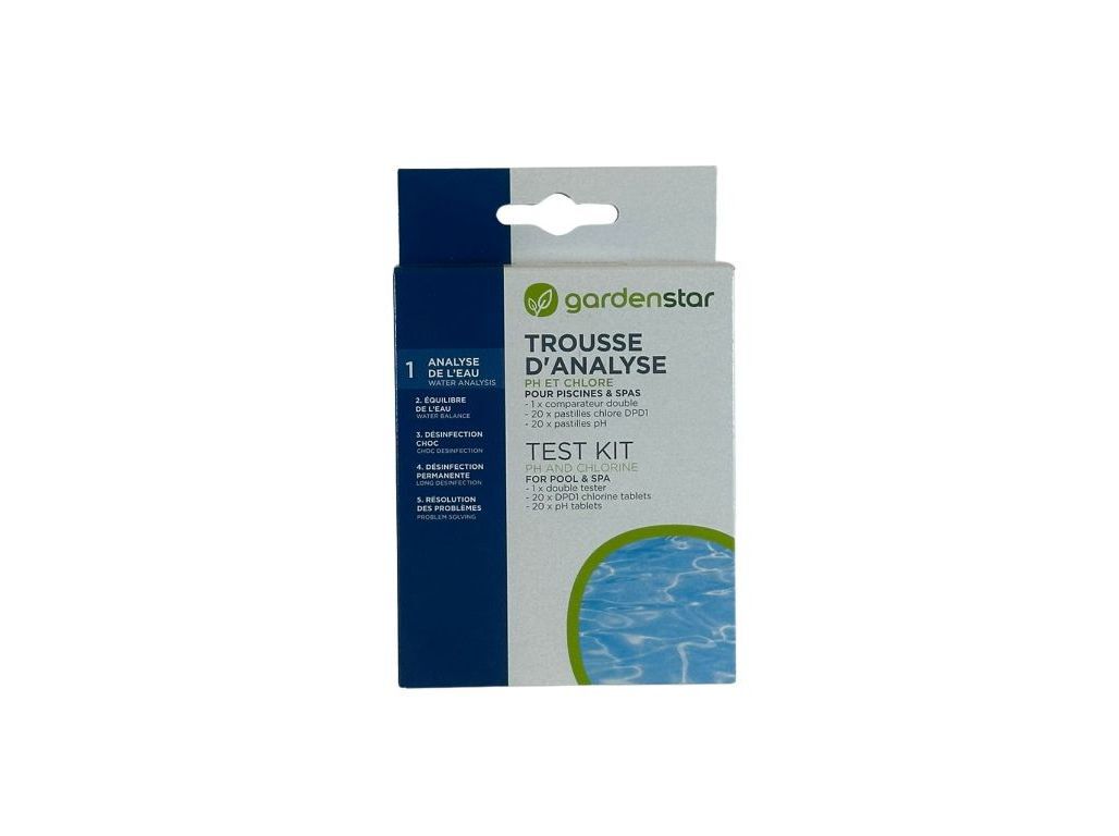 KIT TESTE PH GARDENSTAR TABLETS image number 0