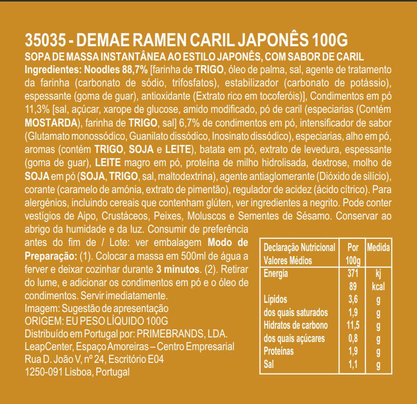DEMAE RAMEN NISSIN CARIL JAPON&Ecirc;S 100G image number 1