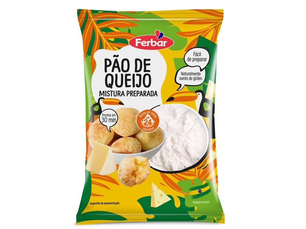 MISTURA FERBAR P&Atilde;O QUEIJO SQT 500G image number 0