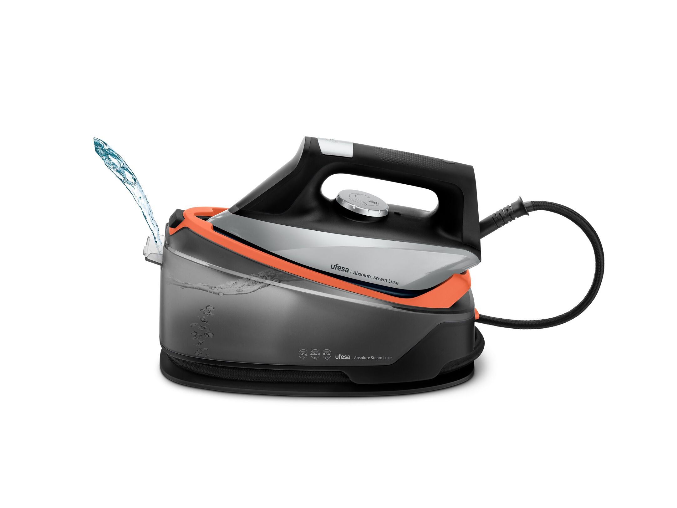 FERRO COM CALDEIRA UFESA ABSOLUTE STEAM LUXE 2400W AUTONOMIA ILIMITADA image number 1