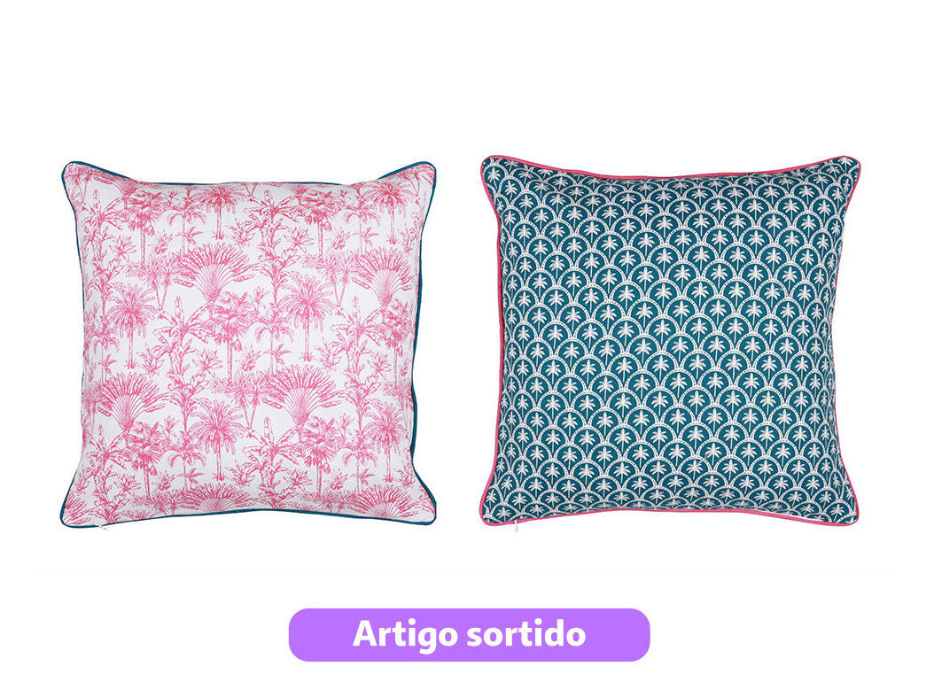 ALMOFADA ACTUEL TROPIC 45X45CM MODELOS SORTIDOS