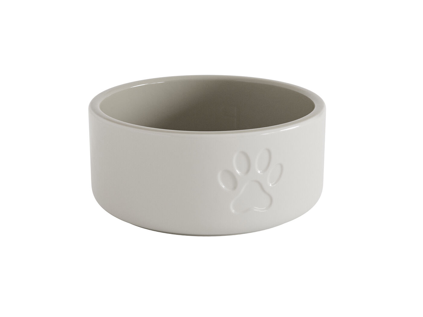 COMEDOURO PARA C&Atilde;O PEPE TED CREAM CER&Acirc;MICA 16CM image number 1