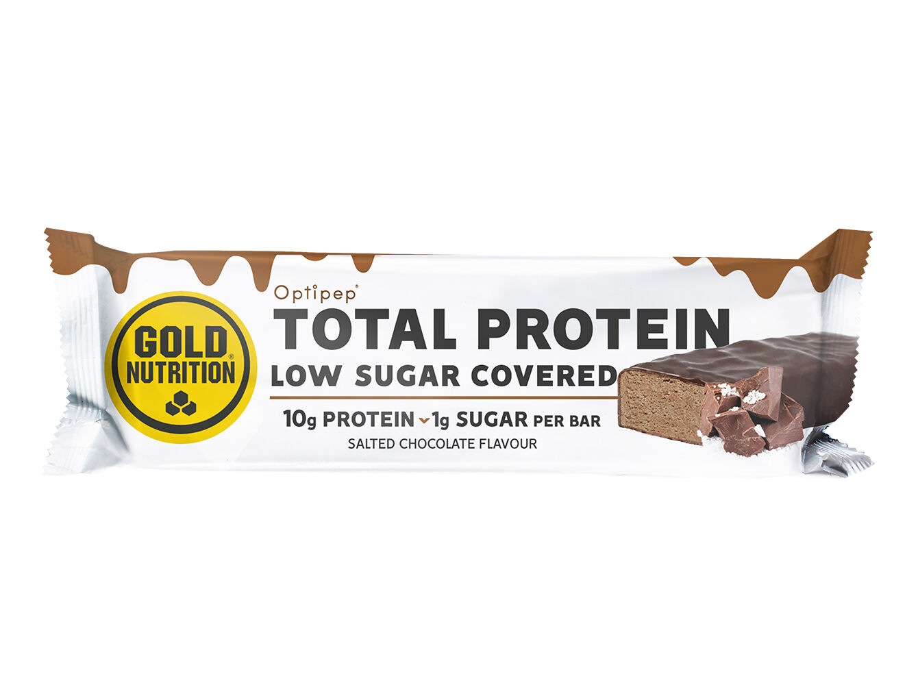 BARRA GOLDNUTRITION COBERTURA CHOC. SALGADO 30 G image number 0