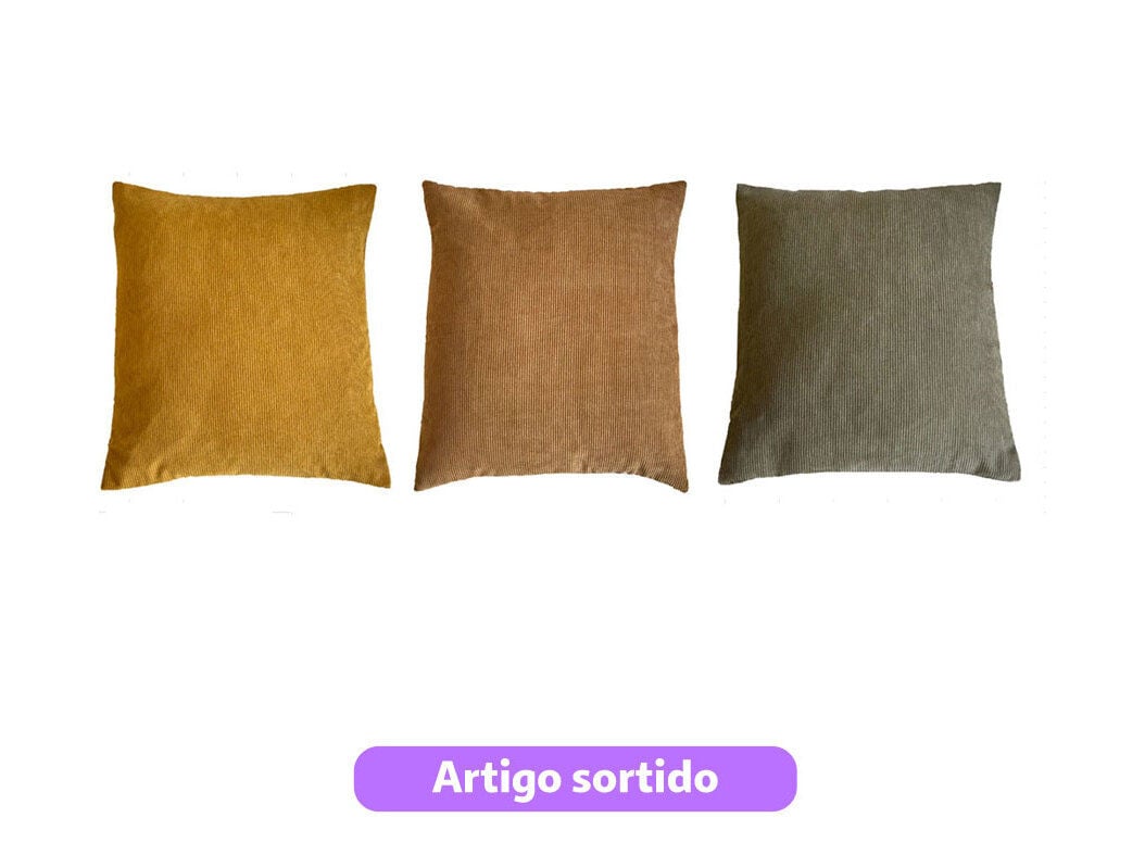 ALMOFADA ACTUEL COLORAMA 45X45CM CORES SORTIDAS