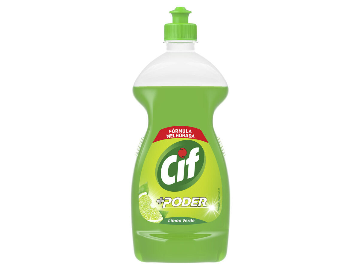 DETERGENTE CIF LOI&Ccedil;A MANUAL CONCENTRADO LIM&Atilde;O VERDE 600ML image number 0