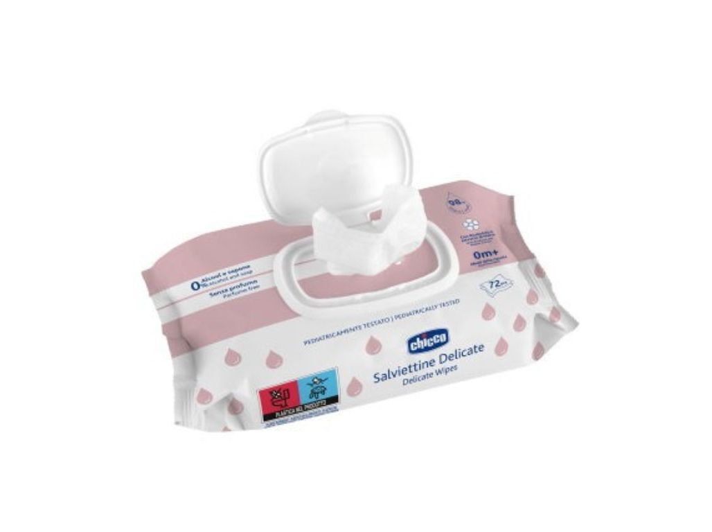 TOALHITAS CHICCO DELICADAS 72UN