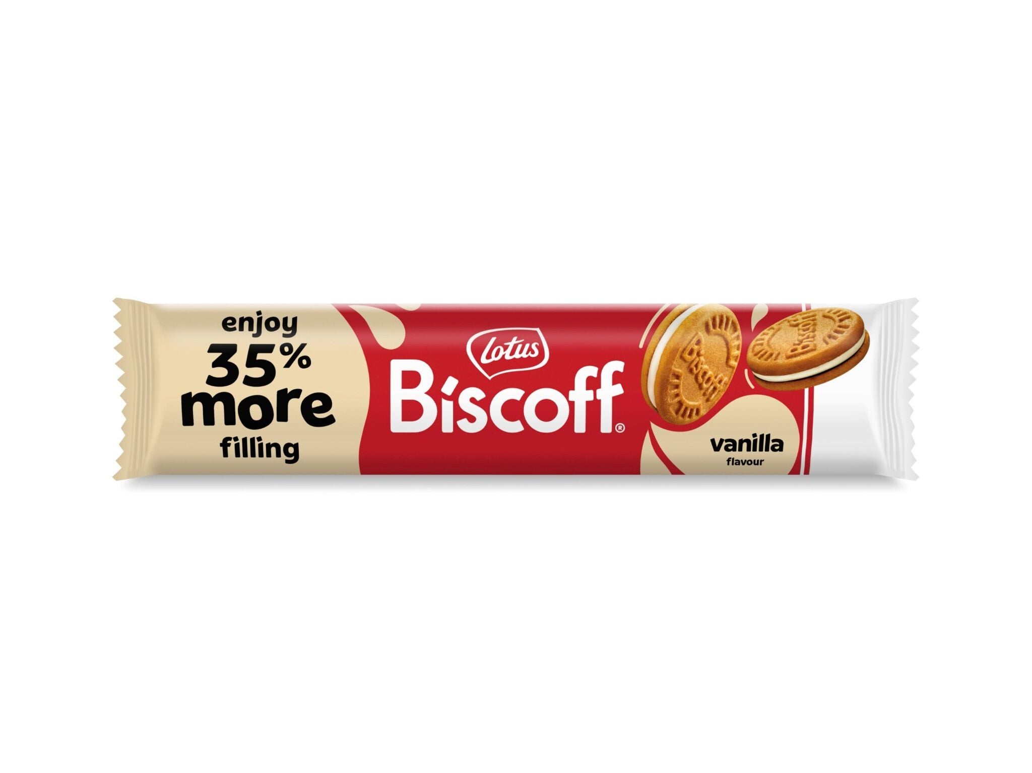BOLACHAS RECHEADAS BISCOFF BAUNILHA 154G image number 0