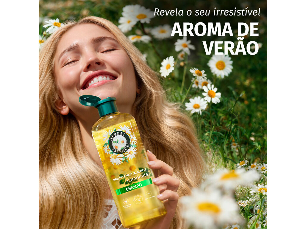 CHAMP&Ocirc; HERBAL CAMOMILA BRILHO 350ML image number 3