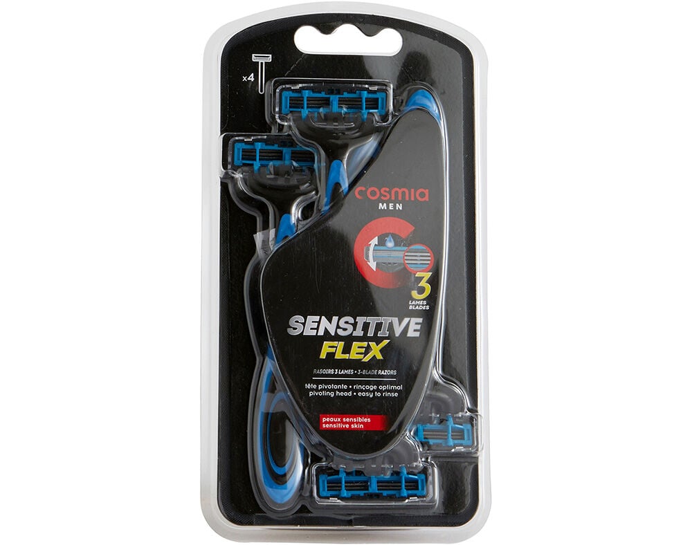 M&Aacute;QUINA BARBEAR COSMIA MEN DESCART&Aacute;VEL 3 L&Acirc;MINAS 4UN