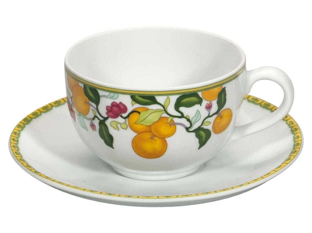 CH&Aacute;VENA DE CH&Aacute; COM PIRES ALGARVE VISTA ALEGRE DECORADO PORCELANA &Oslash;28.5CM